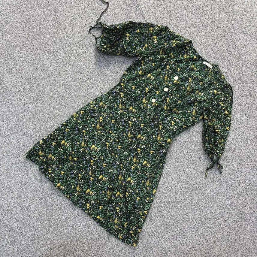 [BUNJANG] IT MICHAA Flower Long Dress 82-88 0716J1 / 82-88 잇미샤 플라워 롱 원피스 0716J1