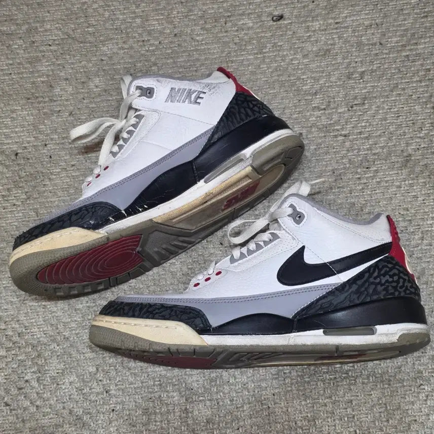 [BUNJANG] Nike Air Jordan 3 Retro Tinker Hatfield Vintage Men's Shoes / 빈티지 조던3 레트로 팅커 햇필드265