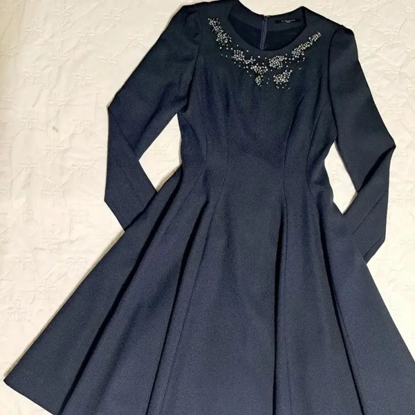 [BUNJANG] MINIMUM Pearl Embellished Dress / 새상품) 미니멈 진주장식 원피스