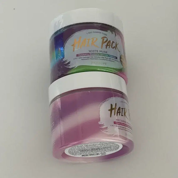 [BUNJANG] Bio Recipe Hair Pack Pink + Marble Set / 바이오레시피 헤어팩 핑크+마블 새제품 일괄판매