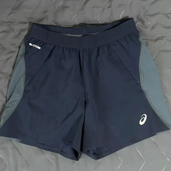 [BUNJANG] ASICS Road 5-inch Shorts Navy M / 아식스 로드 5인치 쇼츠 네이비 m