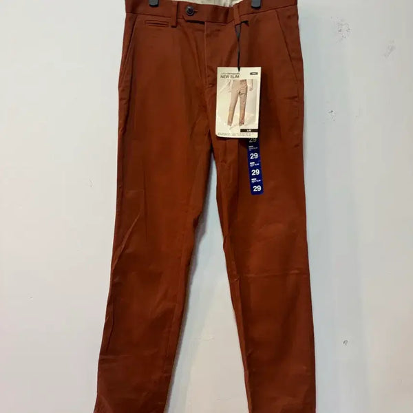 [BUNJANG] Basic House Men's New Slim Fit Pants Brown / 미착용)베이직하우스 남성 뉴슬림 팬츠 29 브라운