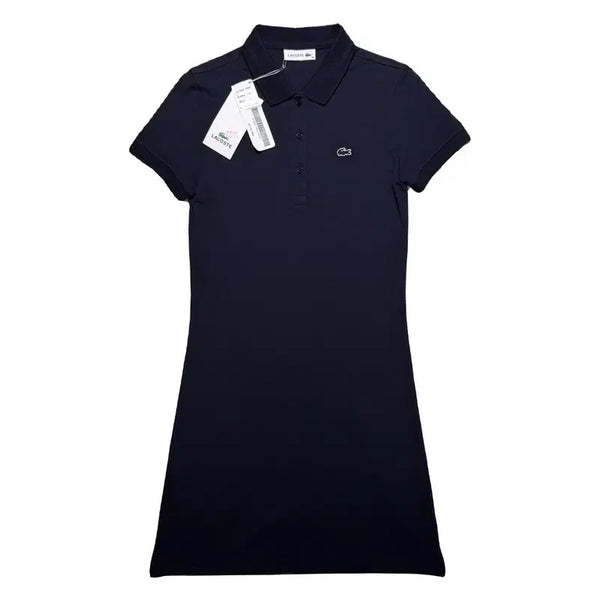 [BUNJANG] Lacoste Short Sleeve Polo PK Dress Navy / 새상품 LACOSTE  폴로 반팔 PK 원피스 네이비 34