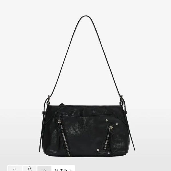 [BUNJANG] Depatments Eyelet Shoulder Bag Black / 데프가먼츠 EYELET SHOULDER BAG [BLACK]