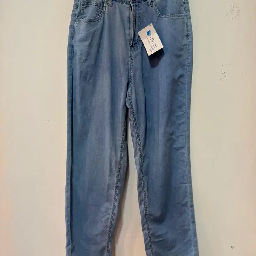 [BUNJANG] Elle Girl Light Wash Denim Summer Pants M / 미착용)엘르걸 연청 데님 여름팬츠 M 28