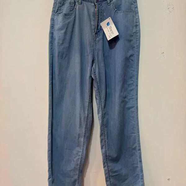 [BUNJANG] Elle Girl Light Wash Denim Summer Pants M / 미착용)엘르걸 연청 데님 여름팬츠 M 28