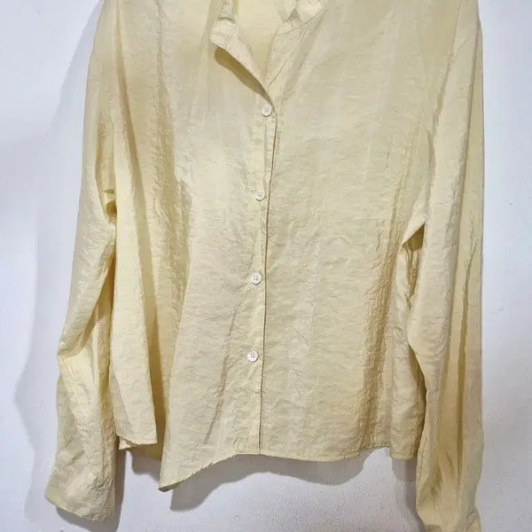 [BUNJANG] Ate Silk Blouse Beige / 아테 실크  블라우스 베이지