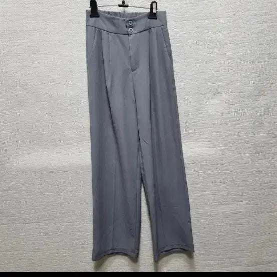 [BUNJANG] V401 Gray Wide Slacks / v401 회색 와이드 슬랙스
