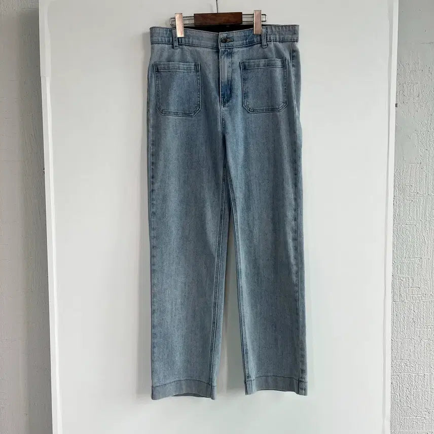 [BUNJANG] Alto Light Wash Wide Leg Denim Pants (Big Size) / alto 연청 와이드 데님 팬츠 빅사이즈