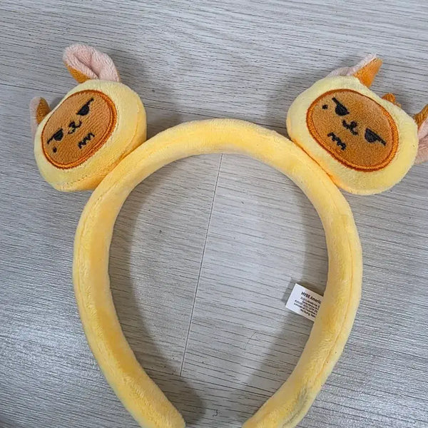 [BUNJANG] Batu Horn Yellow Character Doll Headband / 뿔바투 황춘이 인형 머리띠'