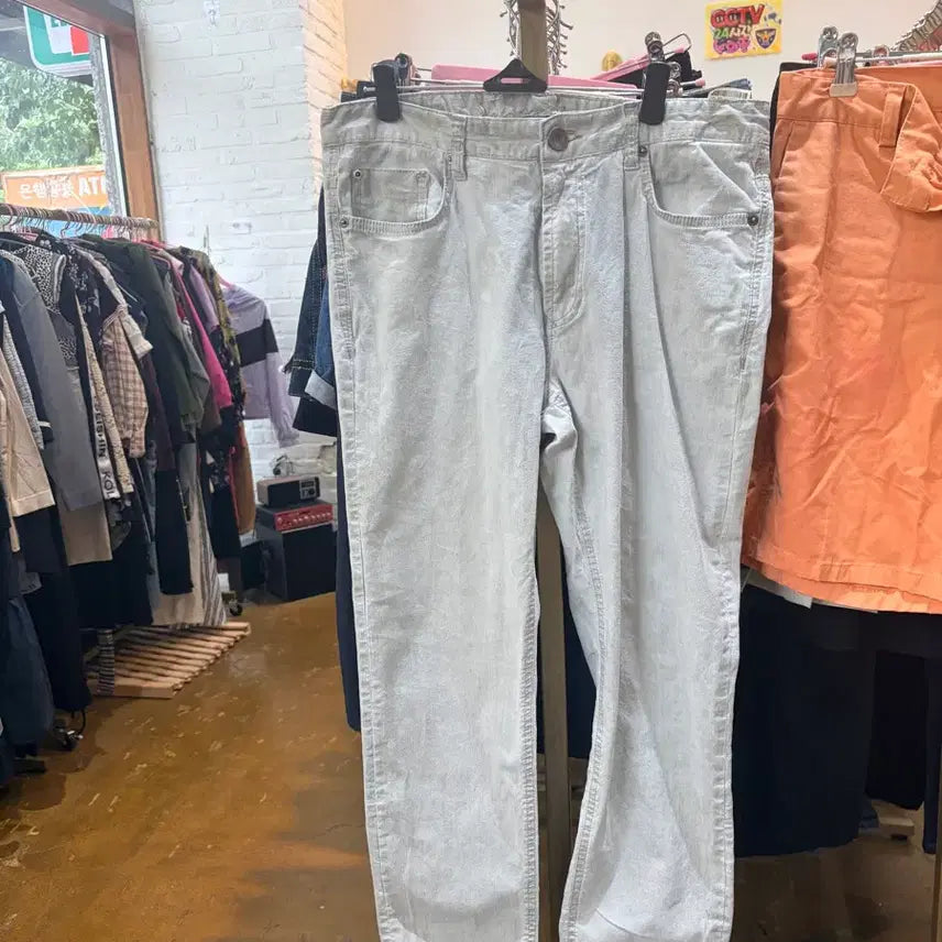 [BUNJANG] SERIES Straight Fit Jeans Light Blue / 시리즈 청바지 연청색 스트레이트핏