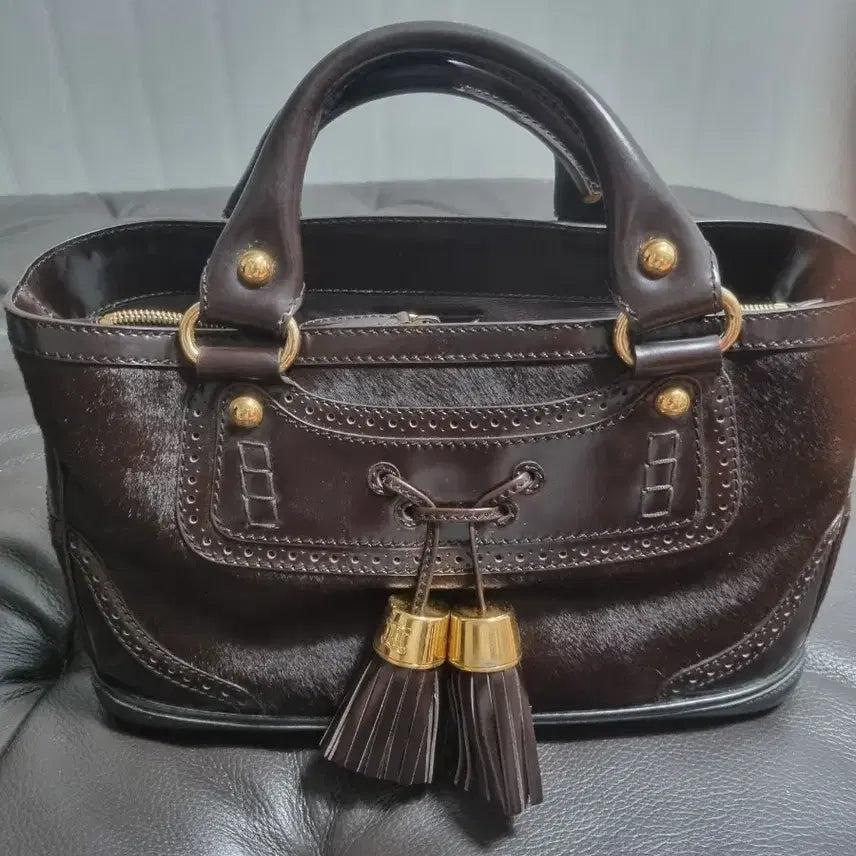 [BUNJANG] Celine Vintage Choco Brown Boogie Bag / 정품 셀린느 빈티지 초코 브라운 부기백  상태A  유니크매물