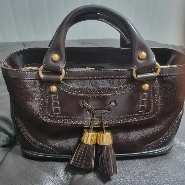 [BUNJANG] Celine Vintage Choco Brown Boogie Bag / 정품 셀린느 빈티지 초코 브라운 부기백  상태A  유니크매물