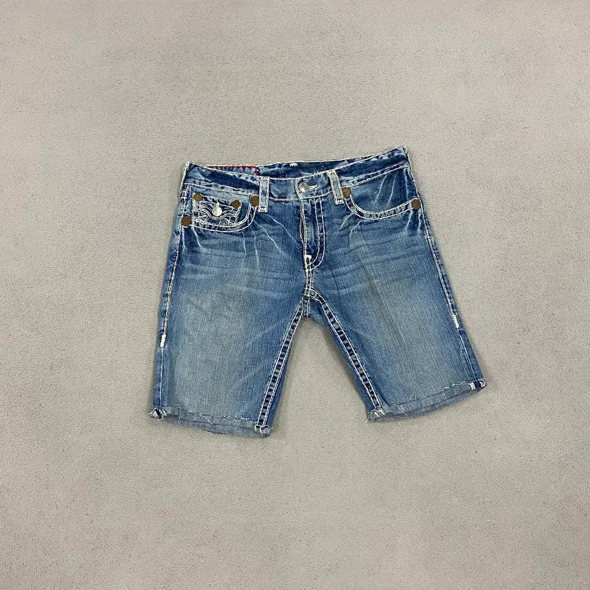 [BUNJANG] True Religion Denim Shorts / 트루릴리전 반바지 36
