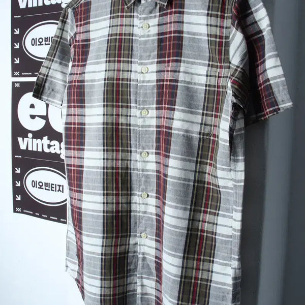 [BUNJANG] Uniqlo Short Sleeve Collar T-shirt / (S-M) 유니클로 반팔 카라 티셔츠 새상품 셔츠 남방 마-H35348