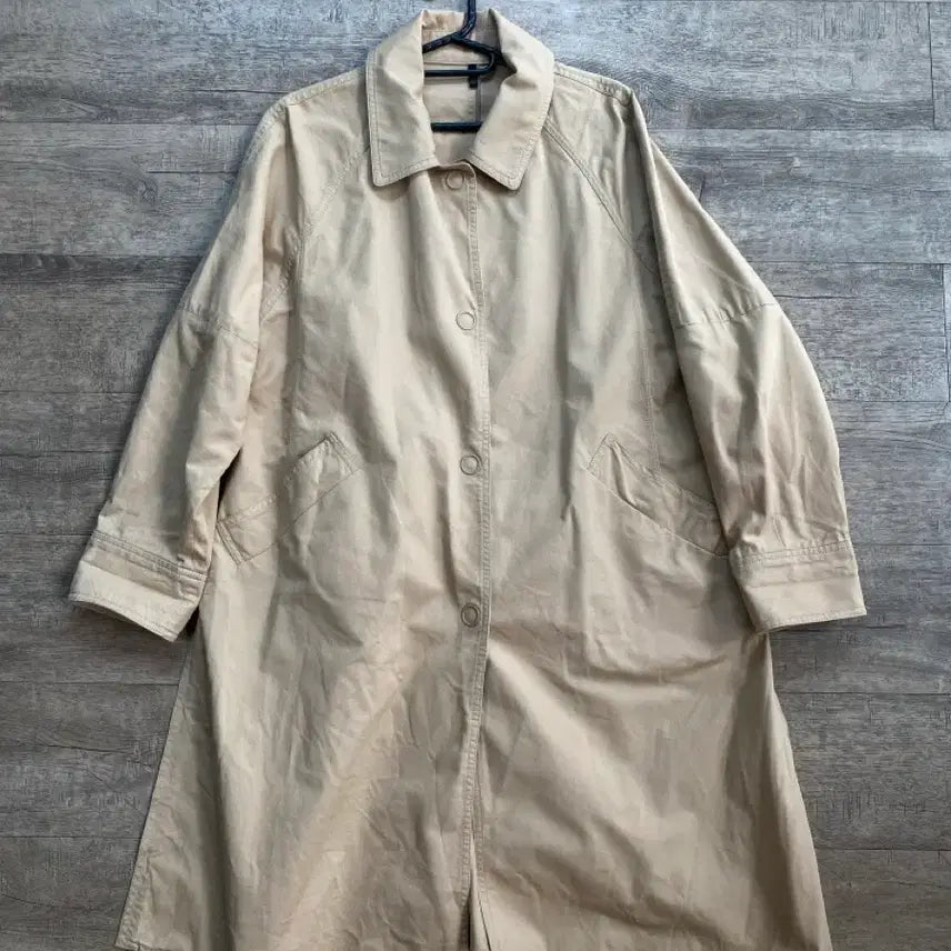 [BUNJANG] Benetton Mac Coat Beige / 베네통 맥코트 베이지색