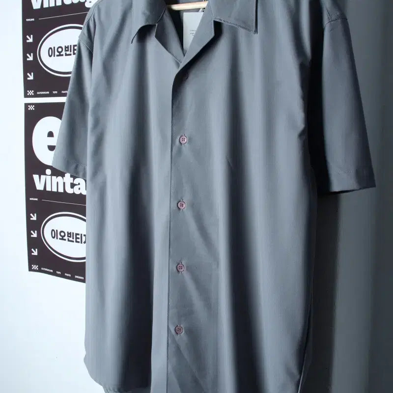 [BUNJANG] Drawfit Short Sleeve Collared T-Shirt / (M-L) 드로우핏 반팔 카라 티셔츠 새상품 셔츠 남방-H35349