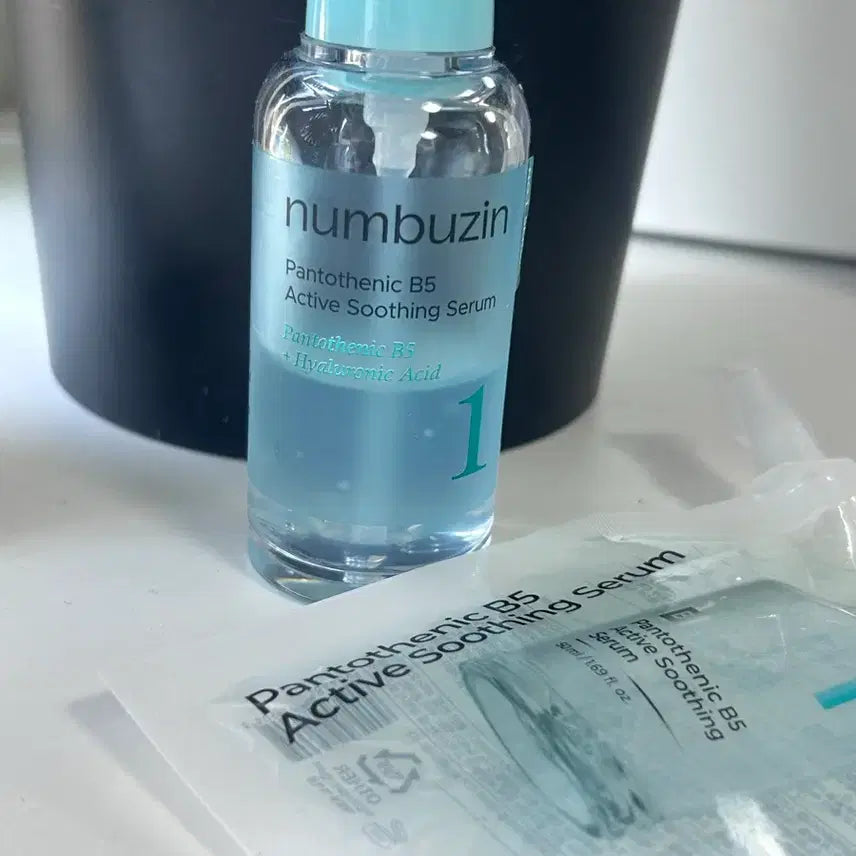 [BUNJANG] NUMBUZIN Pantothenic Acid Active Up Soothing Serum Refill + Serum / 넘버즈인 1번 판토텐산 액티브업 수딩세럼 리필+세럼