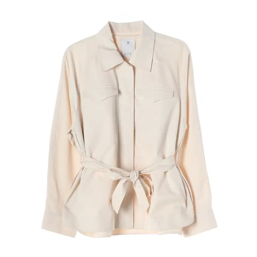 [BUNJANG] SIE 24SS Natalie Belted Jacket Cream Beige / 시에 SIE 24SS 나탈리 벨티드 재킷 크림베이지