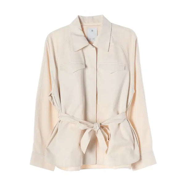 [BUNJANG] SIE 24SS Natalie Belted Jacket Cream Beige / 시에 SIE 24SS 나탈리 벨티드 재킷 크림베이지