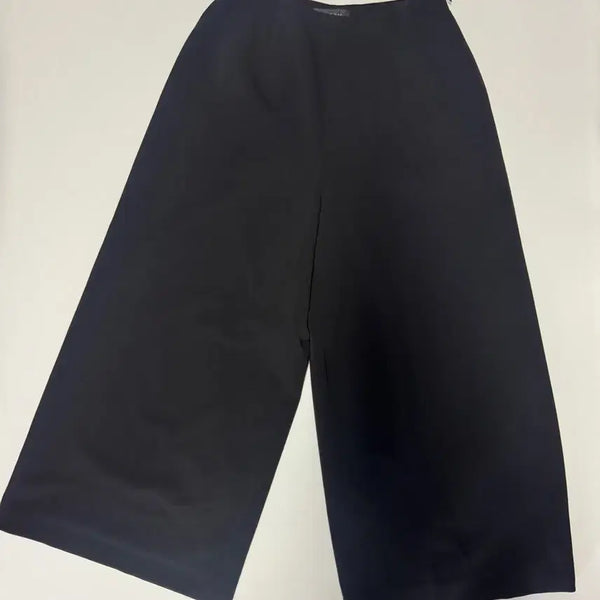 [BUNJANG] Michaa Women's Black Wide-Leg Slack Pants / 정품! 여성 미샤 Michaa 빅 와이드 슬랙스 팬츠 출근룩 블랙