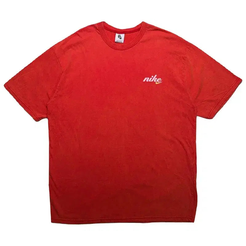[BUNJANG] Nike Orange Short Sleeve T-Shirt / NIKE 반팔 티셔츠 오렌지