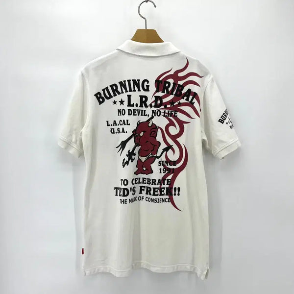 [BUNJANG] Ted Company Devil PK T-Shirt White / [Ted Company] 테드컴퍼니 데빌 PK티셔츠