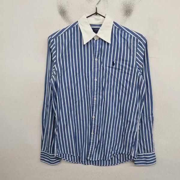 [BUNJANG] Polo Ralph Lauren Women's Striped Golf Shirt Size 55 / [여성55 size] Polo 폴로 랄프로렌 골프 스트라이프 셔츠