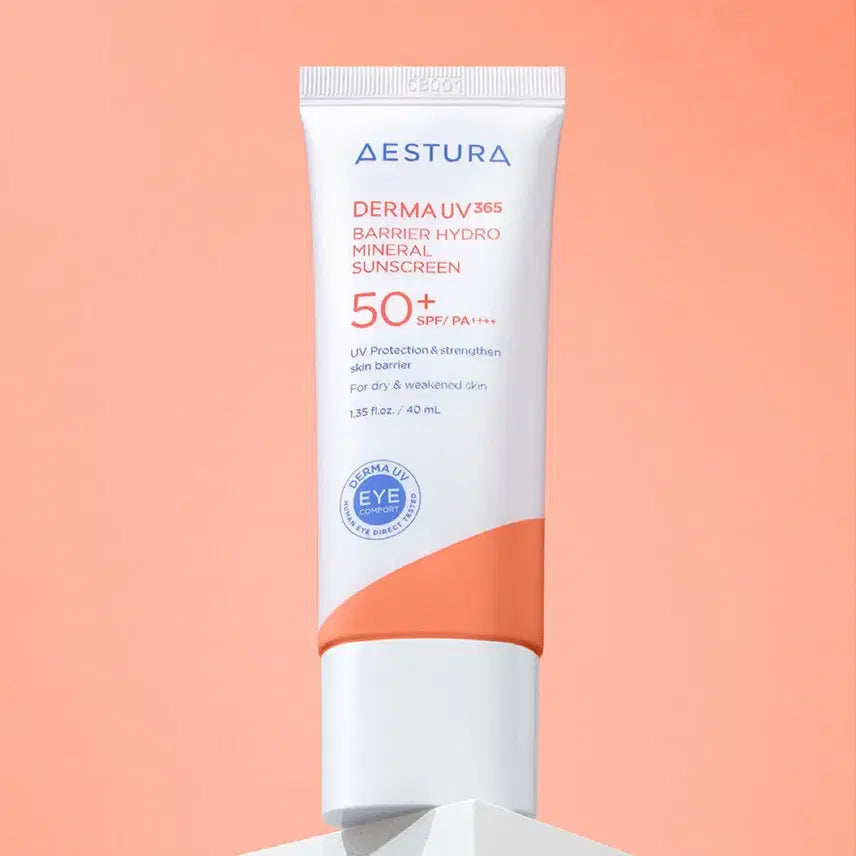 [BUNJANG] AESTURA Derma UV365 Barrier Moisture Inorganic Sunscreen 40ml / (새제품) 에스트라 더마UV365 장벽수분 무기자차 선크림 40ml