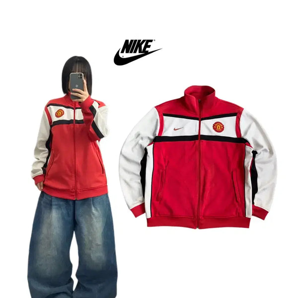 [BUNJANG] Nike 00s Manchester United Track Top Jersey / 나이키 00s 맨유 맨체스터유나이티드 트랙탑 져지