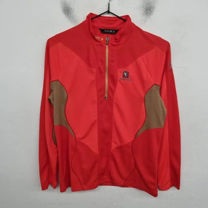 [BUNJANG] Black Yak Women's Size 55 Half-Zip Long-Sleeve Hiking Top / [여성55 size] 블랙야크 반집업 등산복 긴팔티