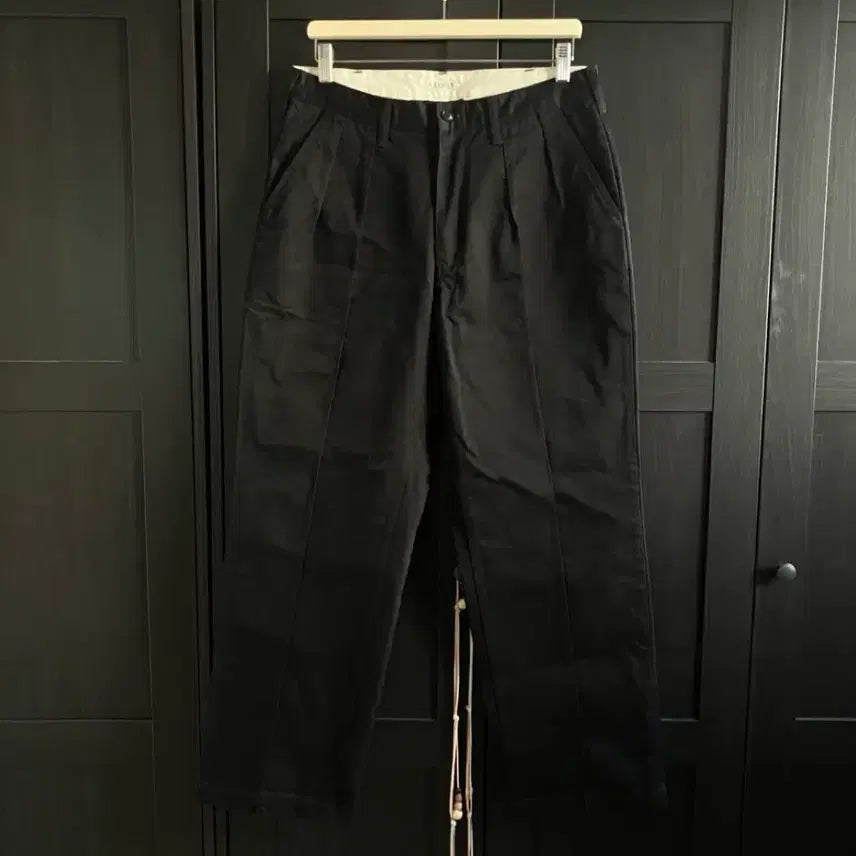 [BUNJANG] Outstanding Black Twill Cotton Chino Pants Size 32 / 아웃스탠딩 블랙 치노팬츠 32
