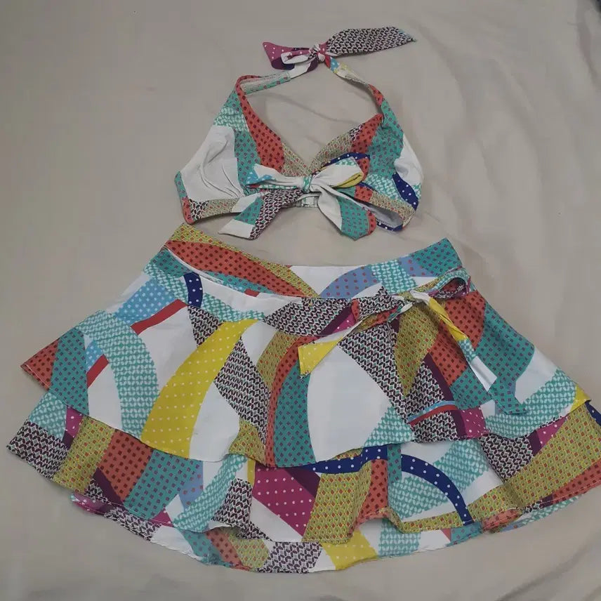 [BUNJANG] Arena Colorful Swimsuit Set (Size 85-90) / 아레나 알록달록 수영복 세트 (85-90)