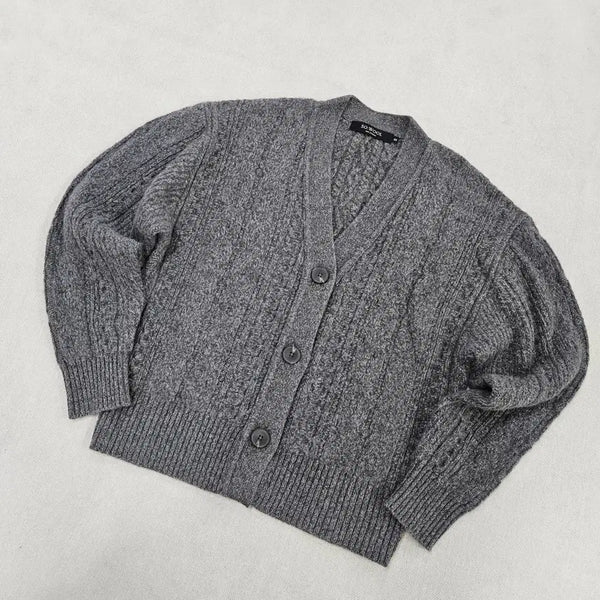 [BUNJANG] 44 Soul Women's Cable Knit Cardigan / 44 소울 여성 케이블 니트 가디건 0716Y