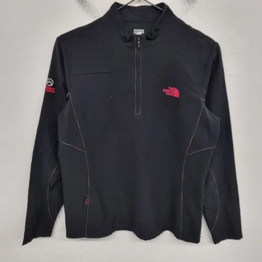 [BUNJANG] Women's North Face Half-Zip Long Sleeve Hiking Shirt (Size 55) / [여성55 size] 노스페이스 반집업 등산복 긴팔티
