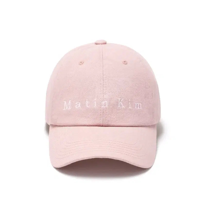 [BUNJANG] Matin Kim Cotton Washed Ball Cap Light Pink / 마뗑킴 마뗑 코튼 워시드 볼캡 모자 새상품