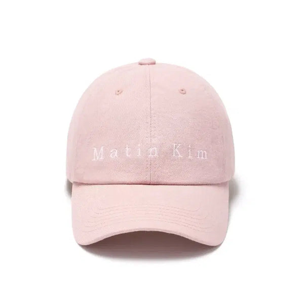 [BUNJANG] Matin Kim Cotton Washed Ball Cap Light Pink / 마뗑킴 마뗑 코튼 워시드 볼캡 모자 새상품