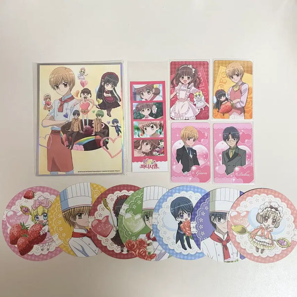 [BUNJANG] Yumeiro Patissiere Dream Pa Pop-up Exclusive Art Card, Coaster, 4-Cut Photo, Photocard Set / 꿈빛파티시엘 꿈파 팝업 색지 특전 코스터 4컷 포카