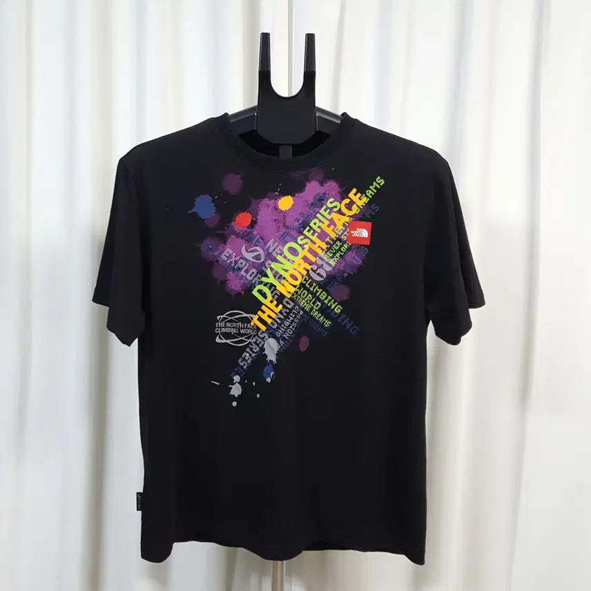 [BUNJANG] The North Face Men's Regular Fit Graphic Short Sleeve T-Shirt Black 105 / 노스페이스 남성 레귤러핏 그래픽 반팔 티셔츠 블랙 105 오일장 0331