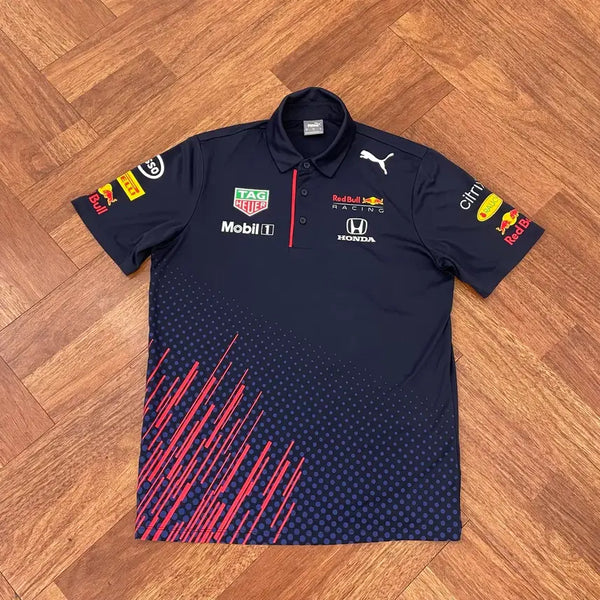 [BUNJANG] Puma F1 Red Bull Racing Team Short Sleeve Polo Shirt / 푸마 F1 레드불 레이싱팀 반팔 카라티
