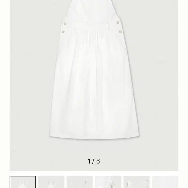 [BUNJANG] Love By Mood Egg Overalls Dress (Ivory) / [새상품] 러브바이무드 에그 오버롤 원피스(아이보리)
