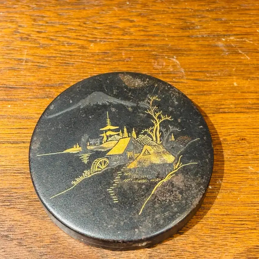 [BUNJANG] Gilt Vintage Powder Case / 금박 빈티지 파우더 케이스 5