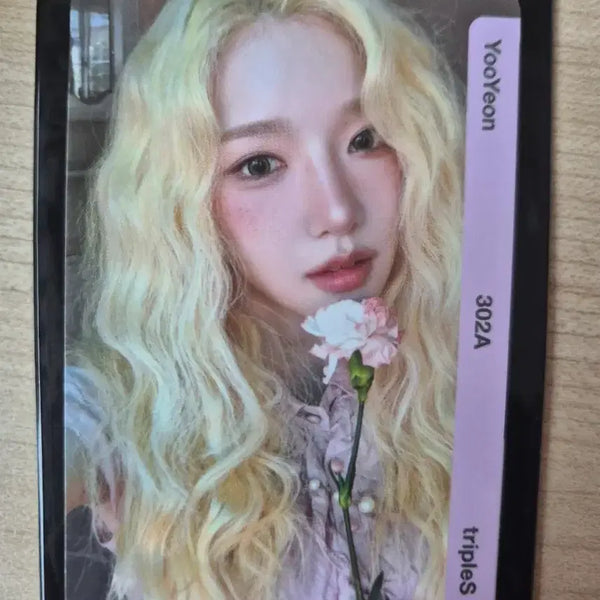 [BUNJANG] TripleS Yooyeon Lucky Draw Photocard / 트리플에스 유연 cc302 cc302a 러브앤팝 앨범 오브젝트