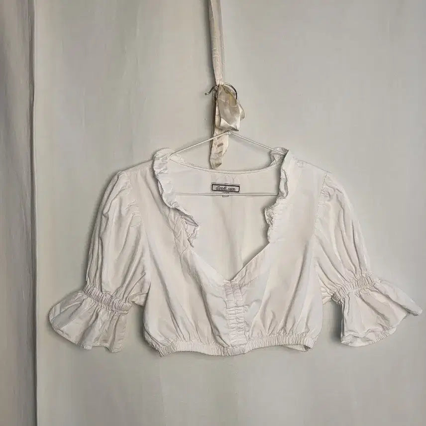 [BUNJANG] Vintage Marie Antoinette Frill Blouse Top / 빈티지 마리 앙투아네트 프릴 블라우스 탑