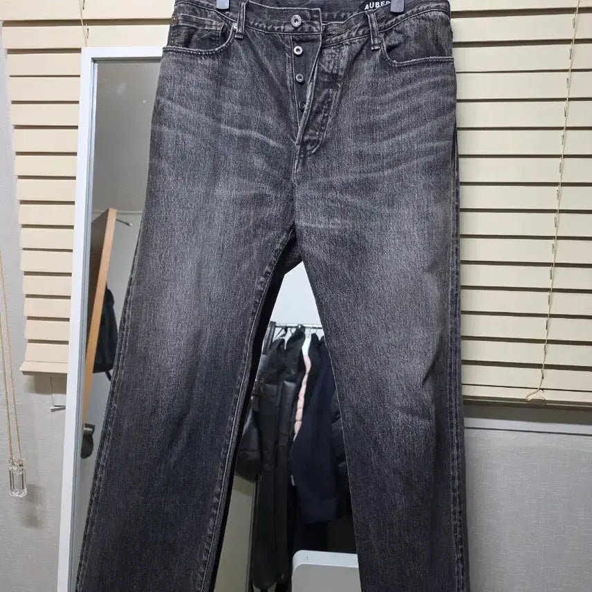 [BUNJANG] Auberge A Dresser Special Order Denim Black Indigo Size 44 / 오베르주 어드레서 별주데님 흑청 44