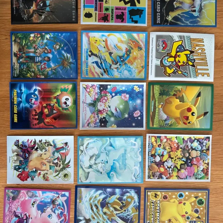 [BUNJANG] Pokemon Card Game 15 Types Deck Shields Bundle Set / 포켓몬 카드 게임 15종 덱 실드