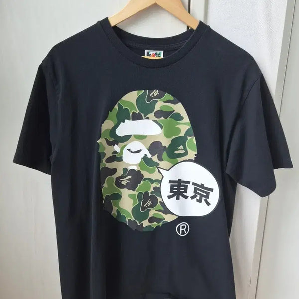 [BUNJANG] BAPE CITY TOKYO Big Ape Head T-Shirt Black L / 베이프 시티 도쿄 빅 에이프 헤드 티셔츠 블랙 L