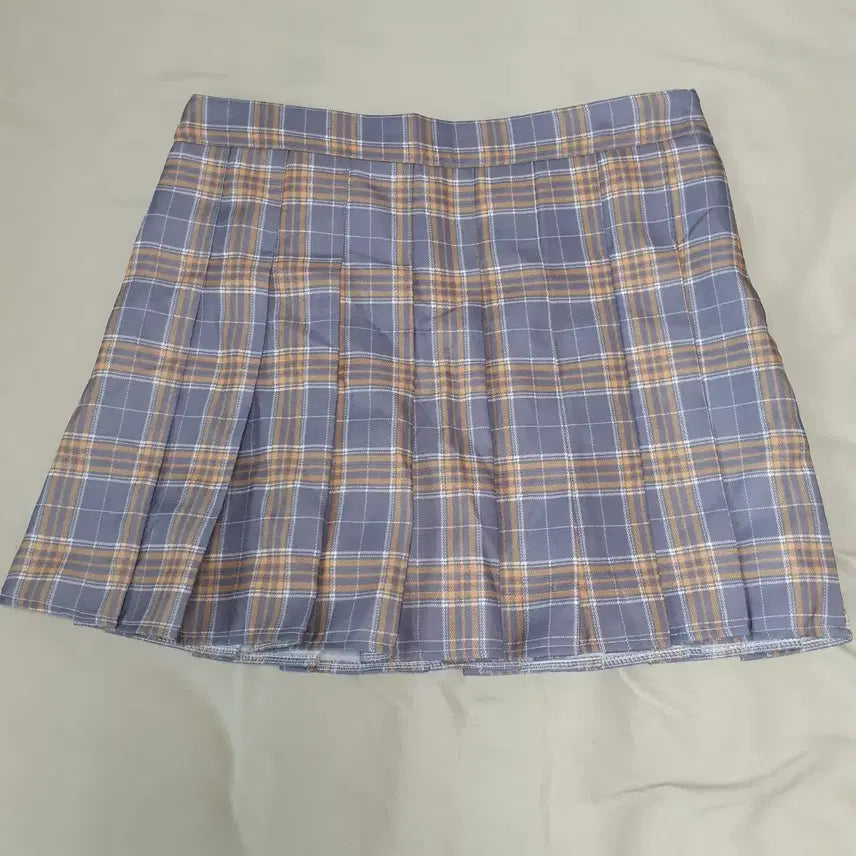 [BUNJANG] Check Pleated Skirt School Look / 체크 플리츠 스커트 (L165/72A) 스쿨룩 주름치마