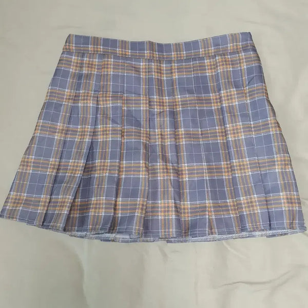 [BUNJANG] Check Pleated Skirt School Look / 체크 플리츠 스커트 (L165/72A) 스쿨룩 주름치마