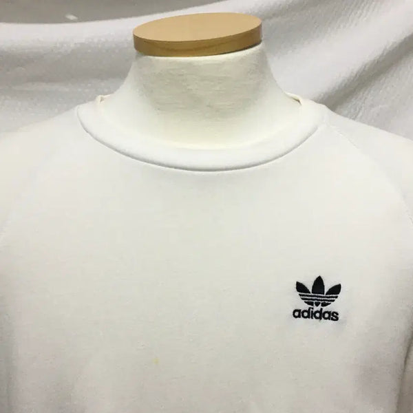 [BUNJANG] Adidas Trefoil Sweatshirt White / 아디다스 삼선 맨투맨 화이트